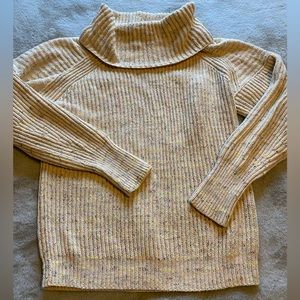 Free People Long Tunic Cowl-Neck Sweater